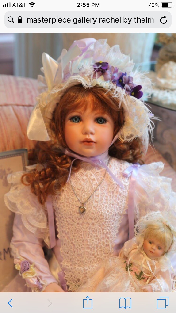Galería de obra maestra Rachel 28 porcelana muñeca por Thelma Resch como Nuevo Galería de obra maestra Rachel 28 porcelana muñeca por Thelma Resch como Nuevo