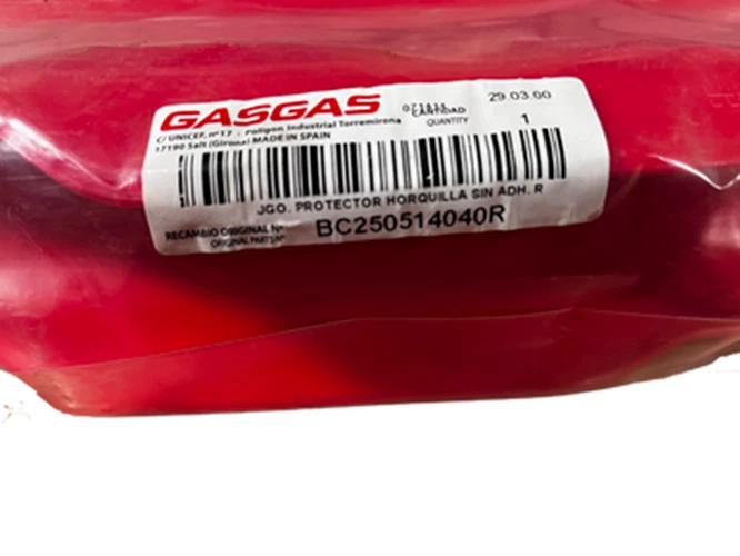 Gas Gas MC EC Red Fork Protectors BC250514040R - Picture 3