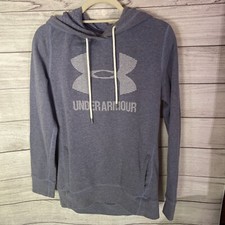 Under Armour Hoodie Loose Blue Pullover Sweater Womens Sz small