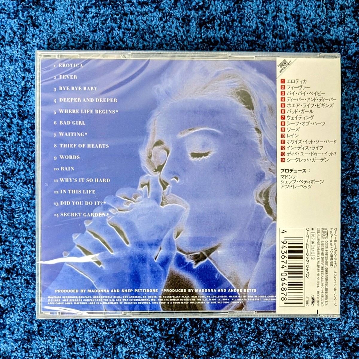 Erotica [PA] by Madonna (CD, Oct-1992, WEA Japan) for sale online