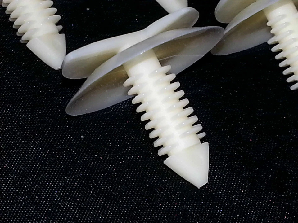 Clips de retención de panel de moldura lateral de puerta interior Ford Lincoln Mercury 76-96 20 piezas C Foto 2 de 4