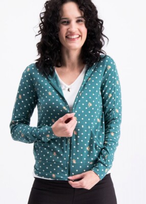 Blutsgeschwister Jacke sweet little cowgirl zip dots of homeland L