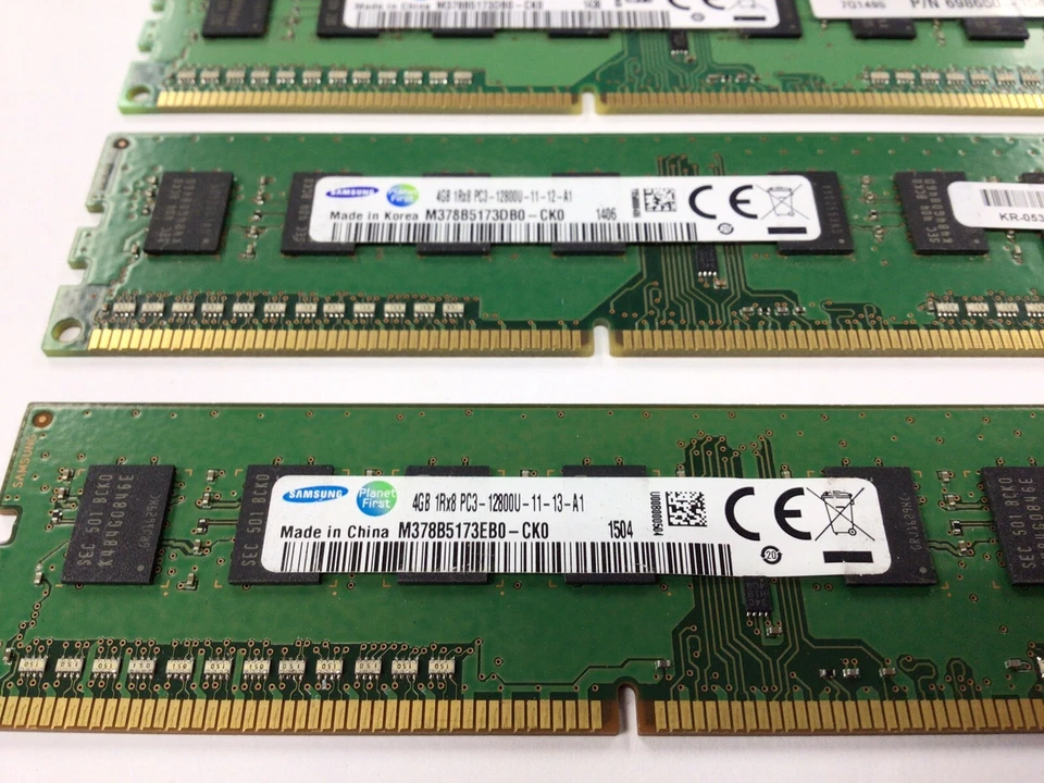 16GB 4x4GB PC3-12800U Dell OptiPlex 7010 7020 9010 9020 990 980 790 Ram Memory - Image 3 of 4