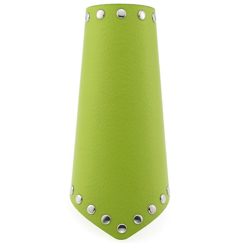 Gothic Armor PU Leather Wrist Bracers Alloy Rivet Decor Medieval Wrist Guard - Picture 10 of 19