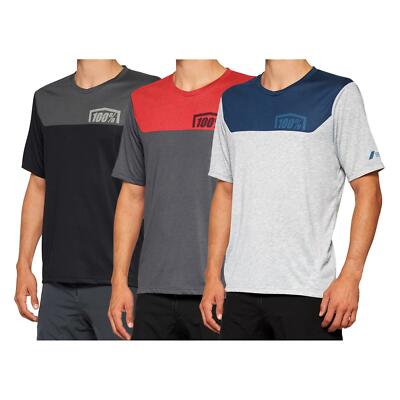 100% Herren T-Shirt Airmatic Short Sleeve Fahrrad Mountainbike MTB Style Sport