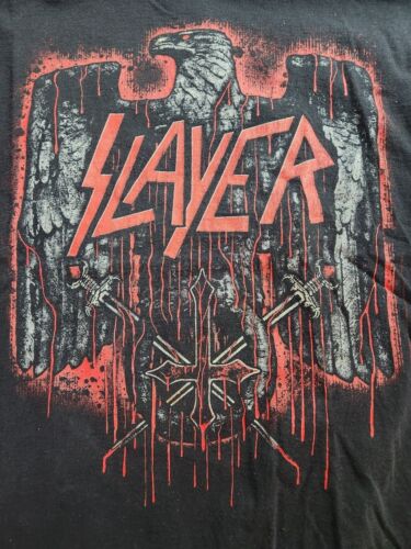 SLAYER Final World Tour 2018 Licensed Concert T-Shirt Adult Large Pre-owned - Picture 1 of 6