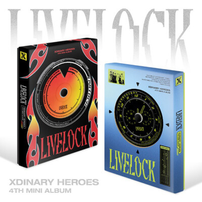 XDINARY HEROES [LIVELOCK] 4th Mini Album CD+Photo Book+4Card+Lyric Poster SEALED