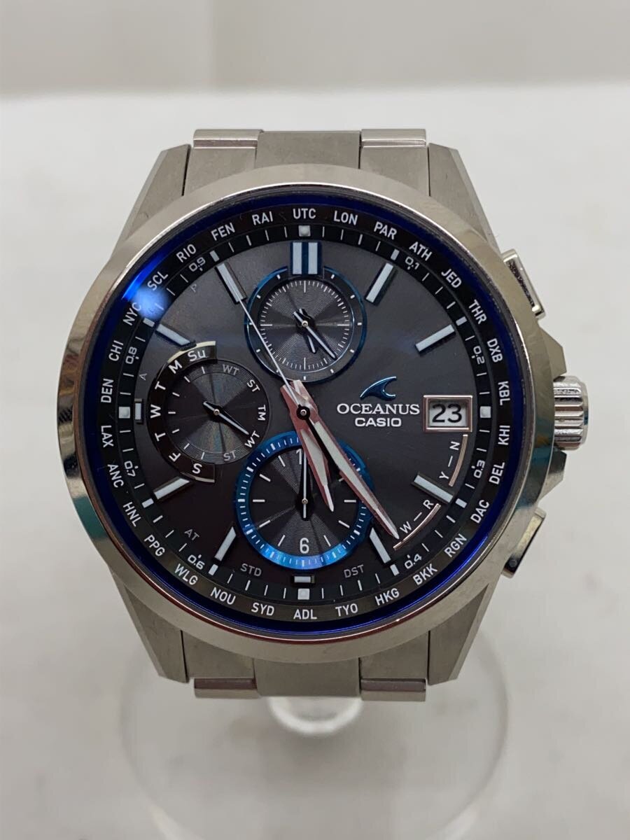 CASIO OCEANUS Radio Solar Watch Analog 0CW T2600
