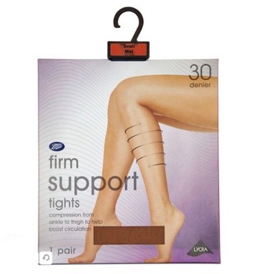 Boots Firm Support Tights Mist. Small 