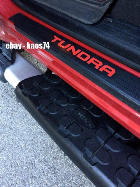 Toyota Tundra Door Sills Decal Overlay 2014 2015 2016 2017 TRD PRO