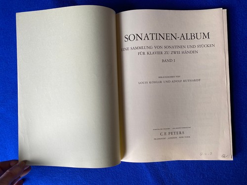 Klavier Solo Noten SONATINEN ALBUM I Köhler & Ruthardt •Edition Peters, Germany - Bild 7 von 20
