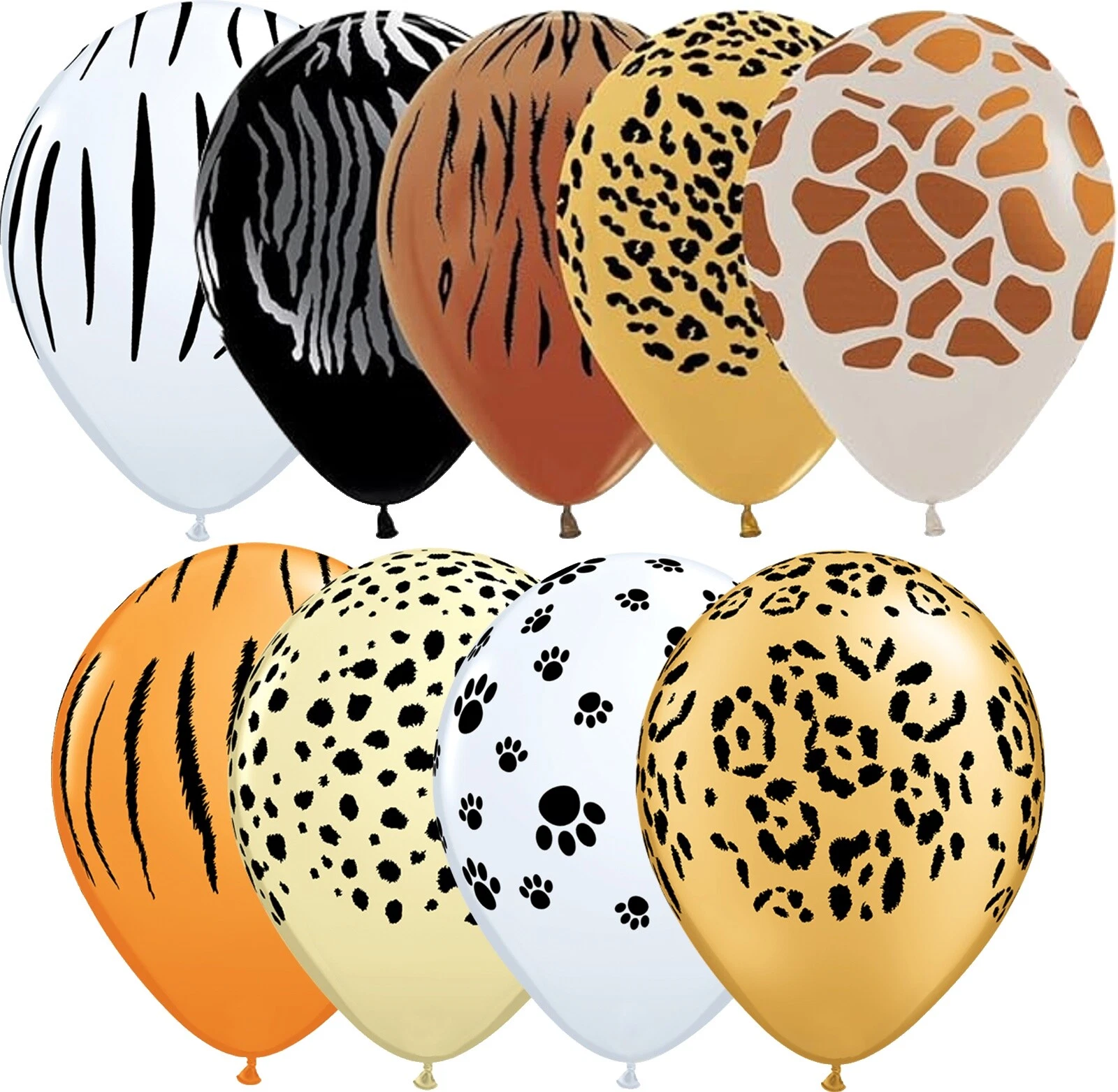 Animals Multicolor Party Balloons