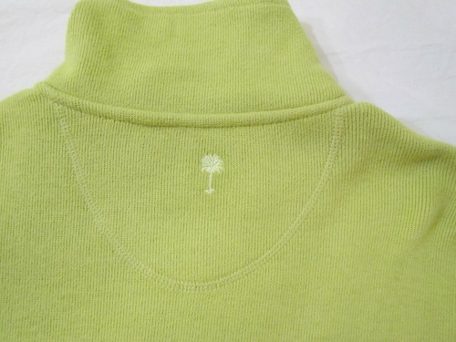 Paradise Collection Men's Light Green 1/4 Zip Sweater Size Medium - Picture 6 of 8