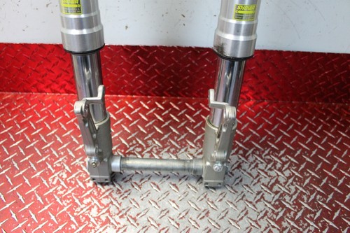 1996 - 1999 GSXR 750 OEM FORKS TRIPLES AXLE STRAIGHT NEED SEALS GX377 - Picture 11 of 17