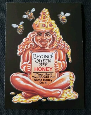 Wacky Packages 50th Anniversary 2017 QUEEN BEE HONEY Topps Beyonce Sticker 