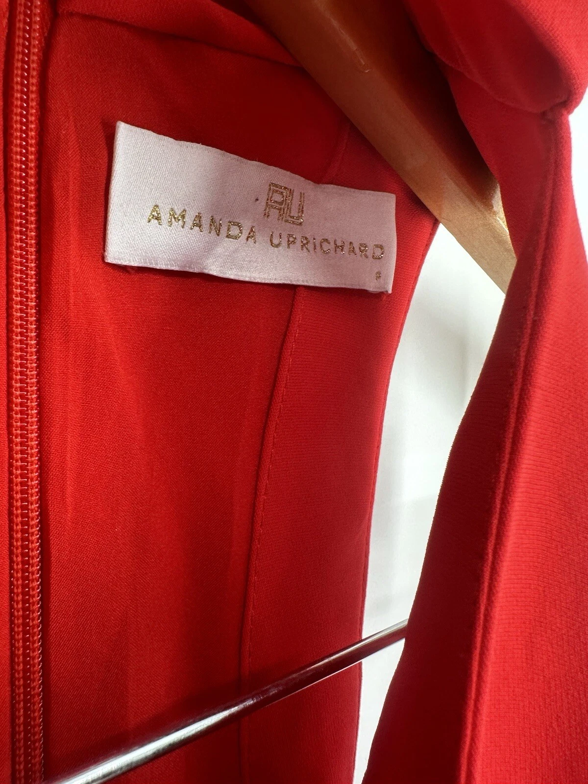 VALENTINO Abito midi Amanda Uprichard rosso Valentina donna XS leggi