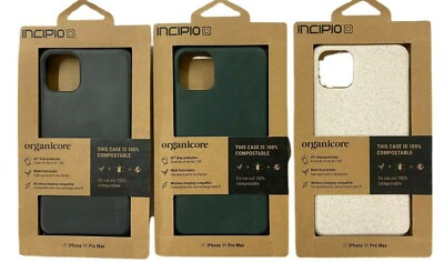 Incipio Organicore Series Case for iPhone 11 Pro Max (6.5'') Black / Beige /Green