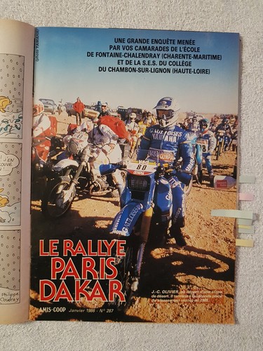 AMIS-COOP Nr. 287 1/1986 Paris-Dakar Comic Spiele Das Grab Antis ein Hund Held - Bild 6 von 15