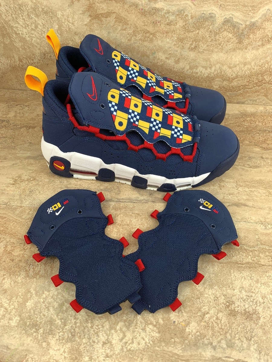 Nike Air More Money Shoes Midnight Navy Blue Basketball Sneakers Mens Size 8.5 Nike Air More Money Shoes Midnight Navy Blue Basketball  main image 2
