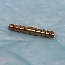 1/4" x1/4" Brass Barbed Coupling~Splicer~Hose Mender~1/4" Tubing Union Insert
