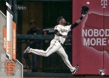 2020 Topps #259 Jaylin Davis RC San Francisco Giants