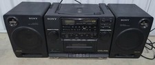 Sony CFD-440 Mega Bass CD AM/FM Stereo Boombox Only Radio Works Read Description