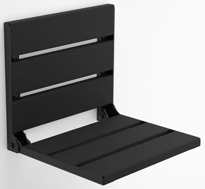 VIOLET ART HOME Teak Wood Folding Bath Seat – Wall Mount, Hidden, Waterproof, Handmade Design