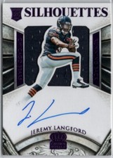 2015 Panini Crown Royale Jeremy Langford Rookie Jersey Autograph /25