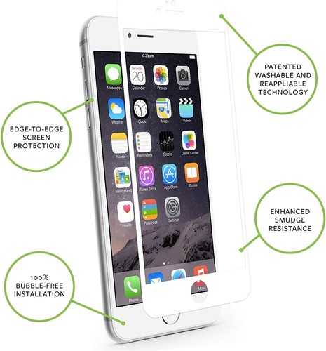 Moshi iVisor AG Anti-Glare Screen Protector for iPhone 6& Plus - White 3pk - Picture 3 of 4