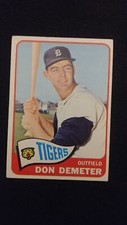 1965 Topps Baseball card # 429 Don Demeter  ( VERY GOOD CONDITION)