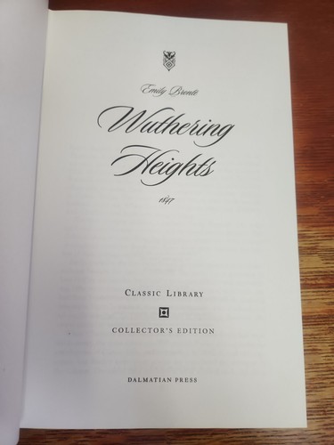 Wuthering Heights by Emily Bronte Dalmatian Press HC Bonded Leather Gilt Ribbon - Picture 3 of 9