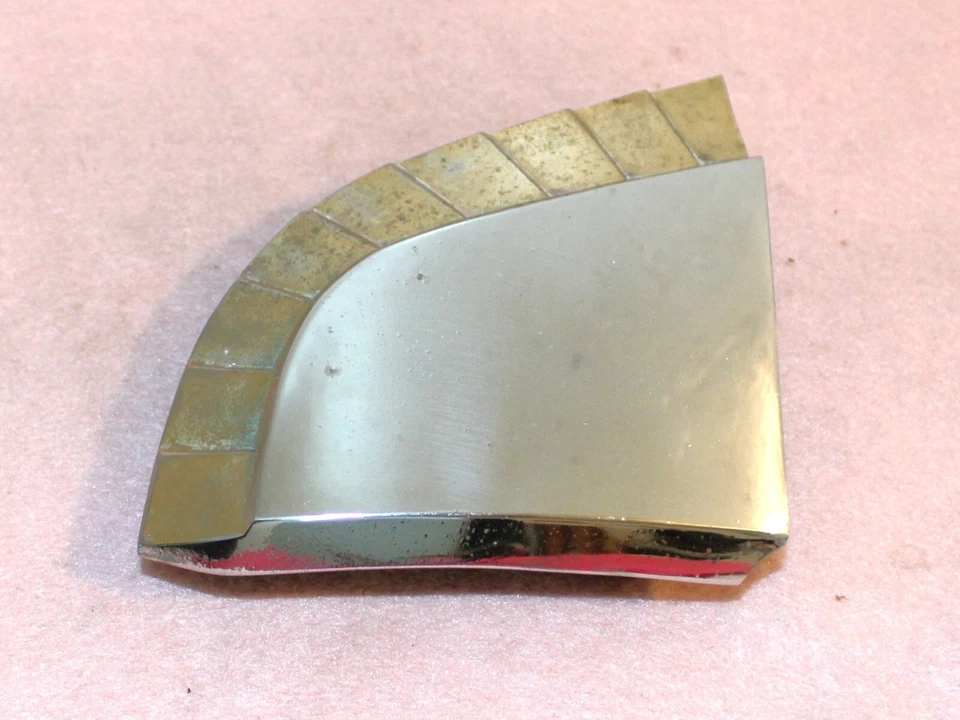 1951 Lincoln Cosmopolitan Capri Sport Convert ORIGEM LH CROMADO OURO FENDER ORNAMENTO - Imagem 2 de 4