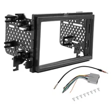 New Radio Stereo Double Din Dash Kit W/Harness For 2004-16 Ford F150-F550 Focus
