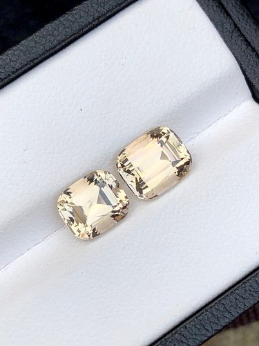 Yellow tourmalines 4 carats natural origin Afghanistan - Picture 4 of 10