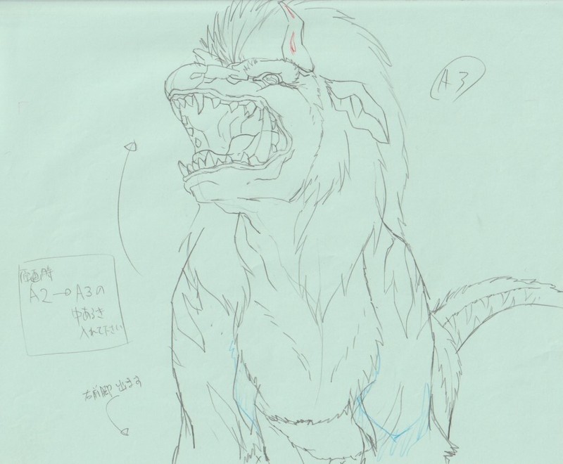 The Twelve Kingdoms Juuni Kokki Genga Douga Original Sketches Pierrot - Bafuku