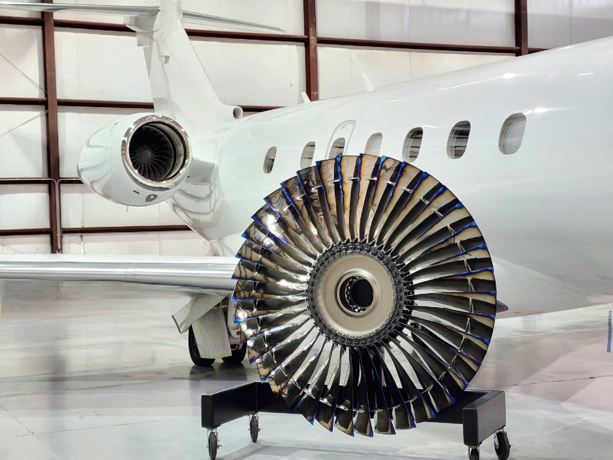 Boeing 747 First Stage Jet Engine Turbine CF6 Polished