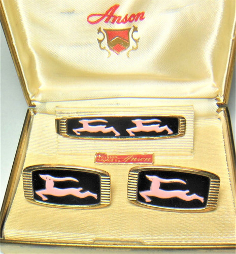 CHEVROLET CHEVY IMPALA tie clip & cuff links set by Anson