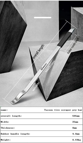 Car Tire Mounting Tools with Comfortable Handle Easy To Use Tire Disassembly Rod - Picture 14 of 17