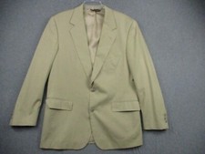 Vintage Brooks Brothers Blazer Jacket 42 R Beige Brooksease