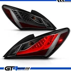 For 10-16 Hyundai Genesis Coupe Smoke Lens Premium LED Bar Tail Brake Lights