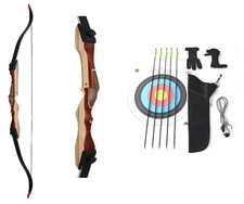 Recurvebogen Starterset Bogensport Einsteigerset Ragim Wildcat Plus 