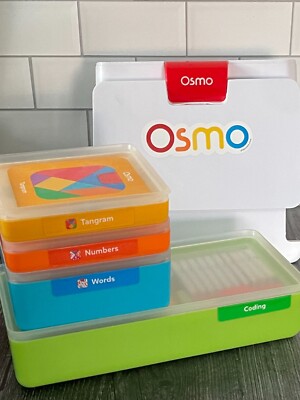 Osmo Genius Starter Kit for Fire Tablet + Coding Bundle GREAT Condition STEM Kid