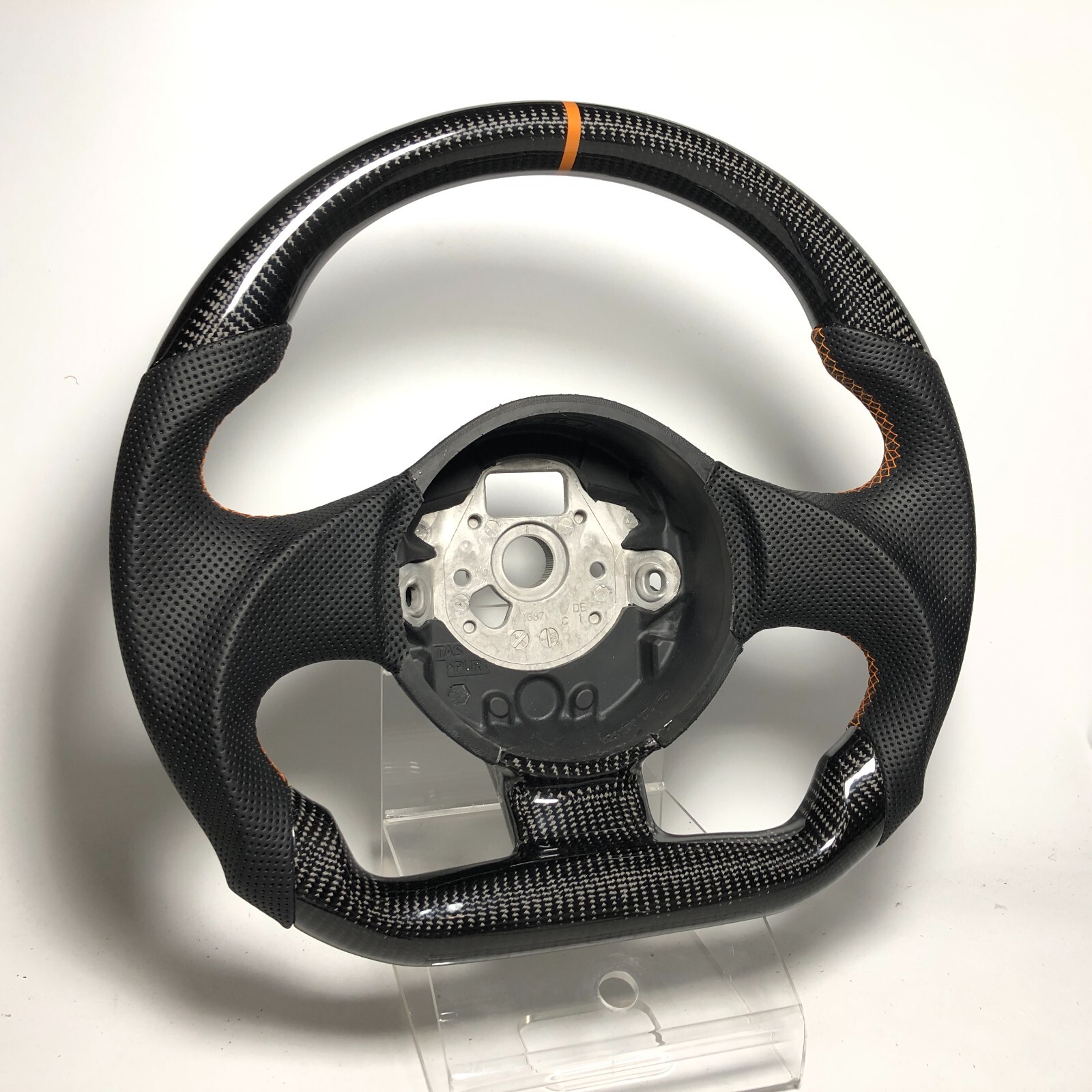 Real Carbon steering wheel Lamborghini Gallardo LP550 570 Orange ring stitc03~13