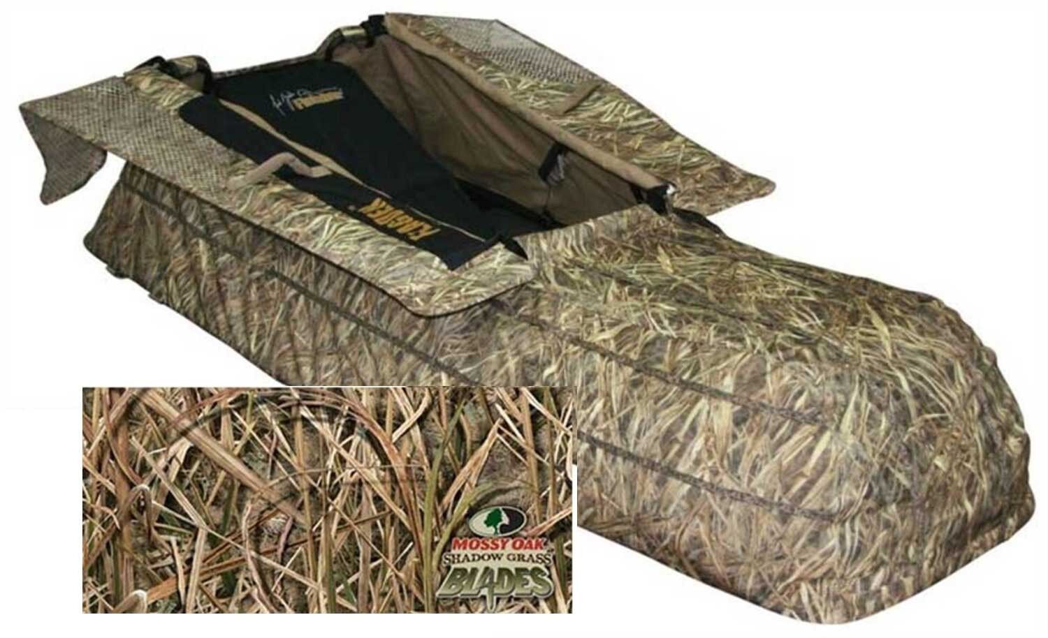 AVERY GHG FINISHER LAYOUT GROUND HUNTING BLIND SHADOW GRASS BLADES CAMO NEW