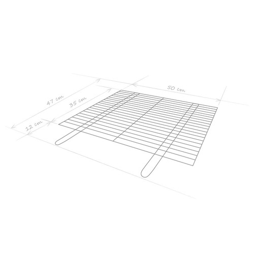 Grillgitter 50x35 Rost Grill Kamin BBQ Garten Grillrost Edelstahl kein V2a NEU - Bild 4 von 12
