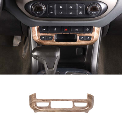 Wood Grain Under Center Control Panel Cover Bezel for Chevy Colorado/Canyon 15+