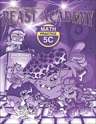 Beast Academy 5C Practice - Perfect Paperback - GOOD