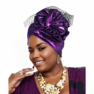Nigeria Women Elegant Wedding Party Cap African Auto Gele  display picture 1