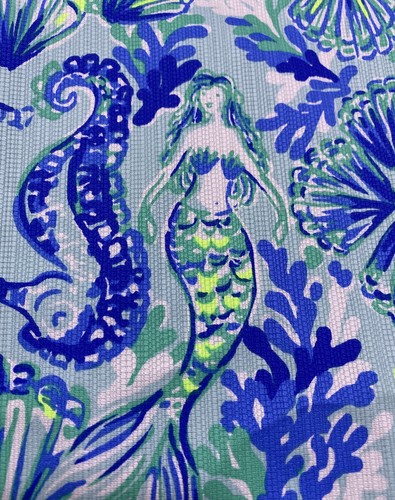 Lilly Pulitzer Dobby Cotton Fabric Seeing Double Engineered 210" X 54" - Bild 4 von 6
