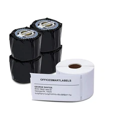OfficeSmartLabels 2-5/16 x 4 inch Shipping Labels, Compatible with 30256 Labe...